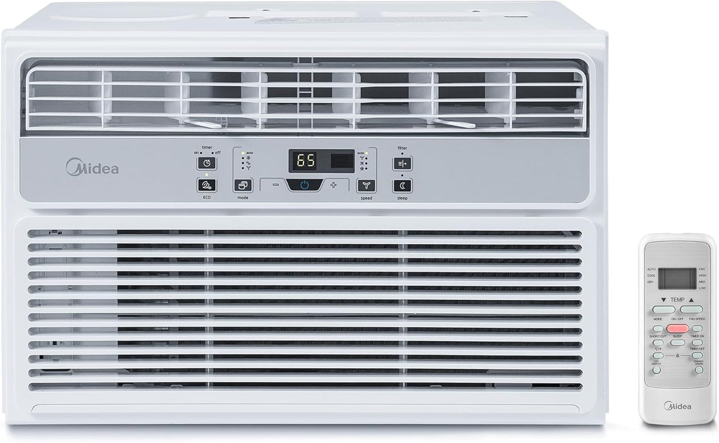 Midea 5,000 BTU EasyCool Small Window Air Conditioner - Cool up to 150 Sq. Ft. with Easy-to-Use Mechanical Controls and Reusable Filter, Perfect for Small Bedroom, Living Room, Home Office