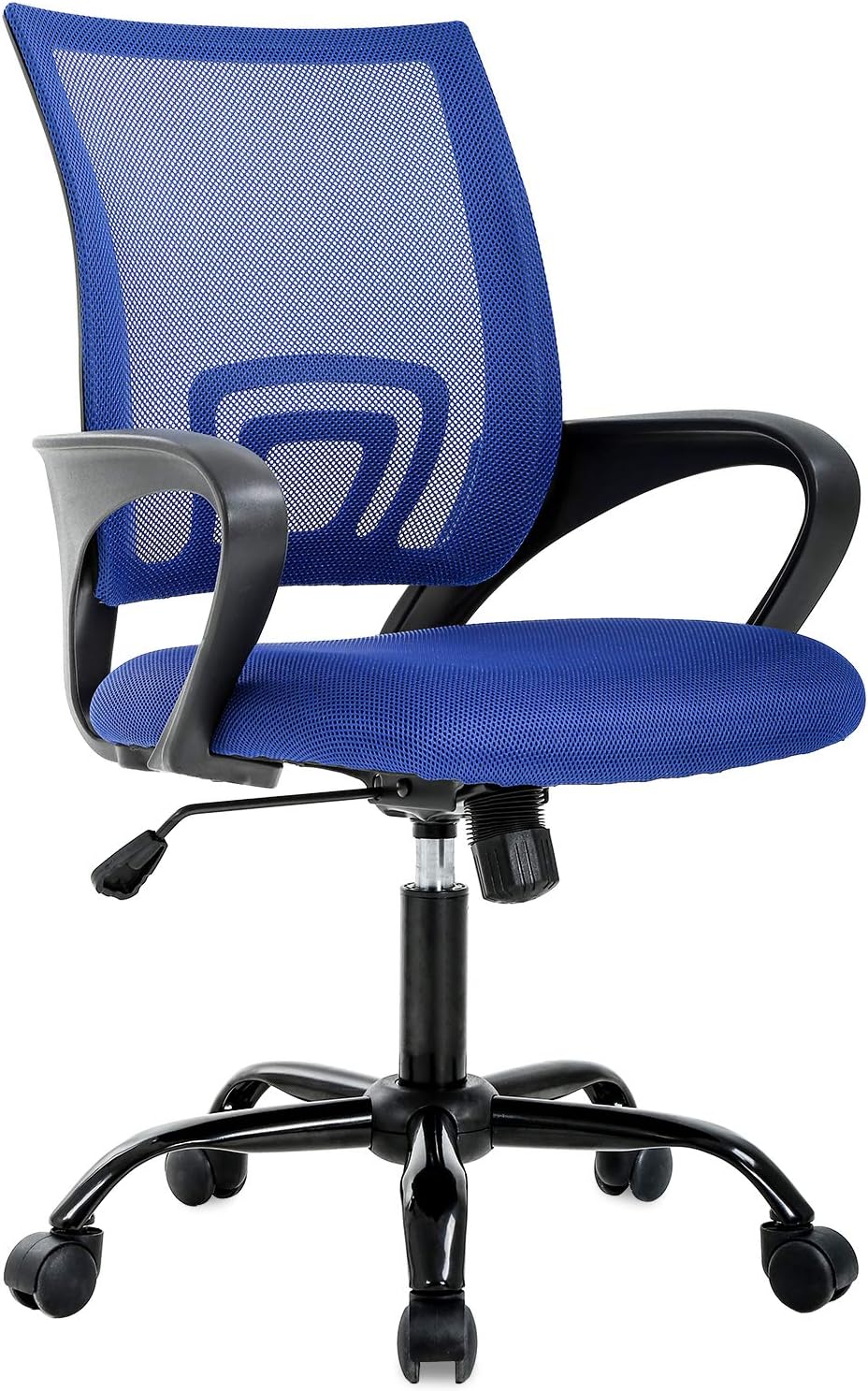 BestOffice Office Chair Ergonomic Cheap Desk Chair Mesh Computer Chair Lumbar Support Modern Executive Adjustable Stool Rolling Swivel Chair for Back Pain (Black)