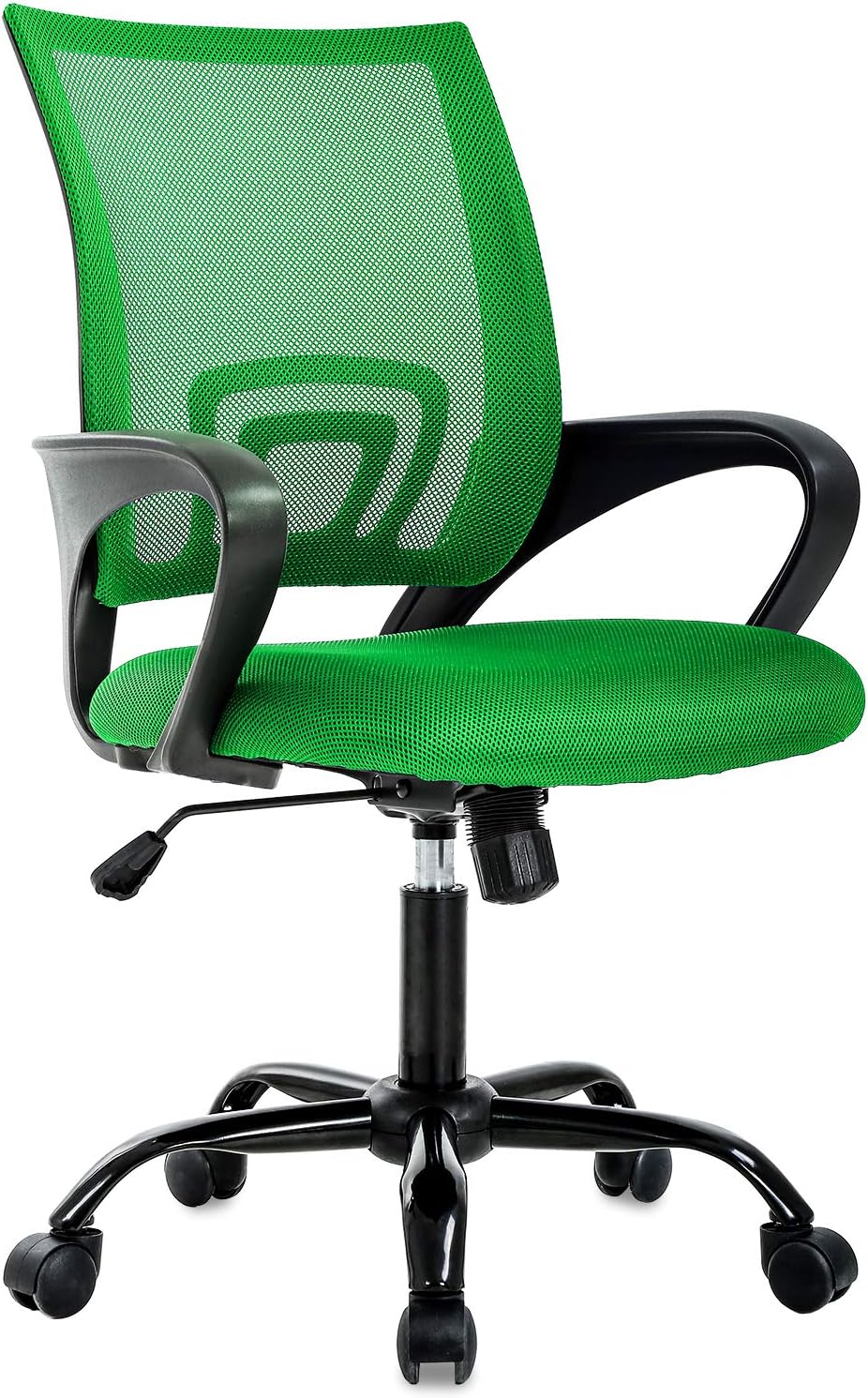 BestOffice Office Chair Ergonomic Cheap Desk Chair Mesh Computer Chair Lumbar Support Modern Executive Adjustable Stool Rolling Swivel Chair for Back Pain (Black)