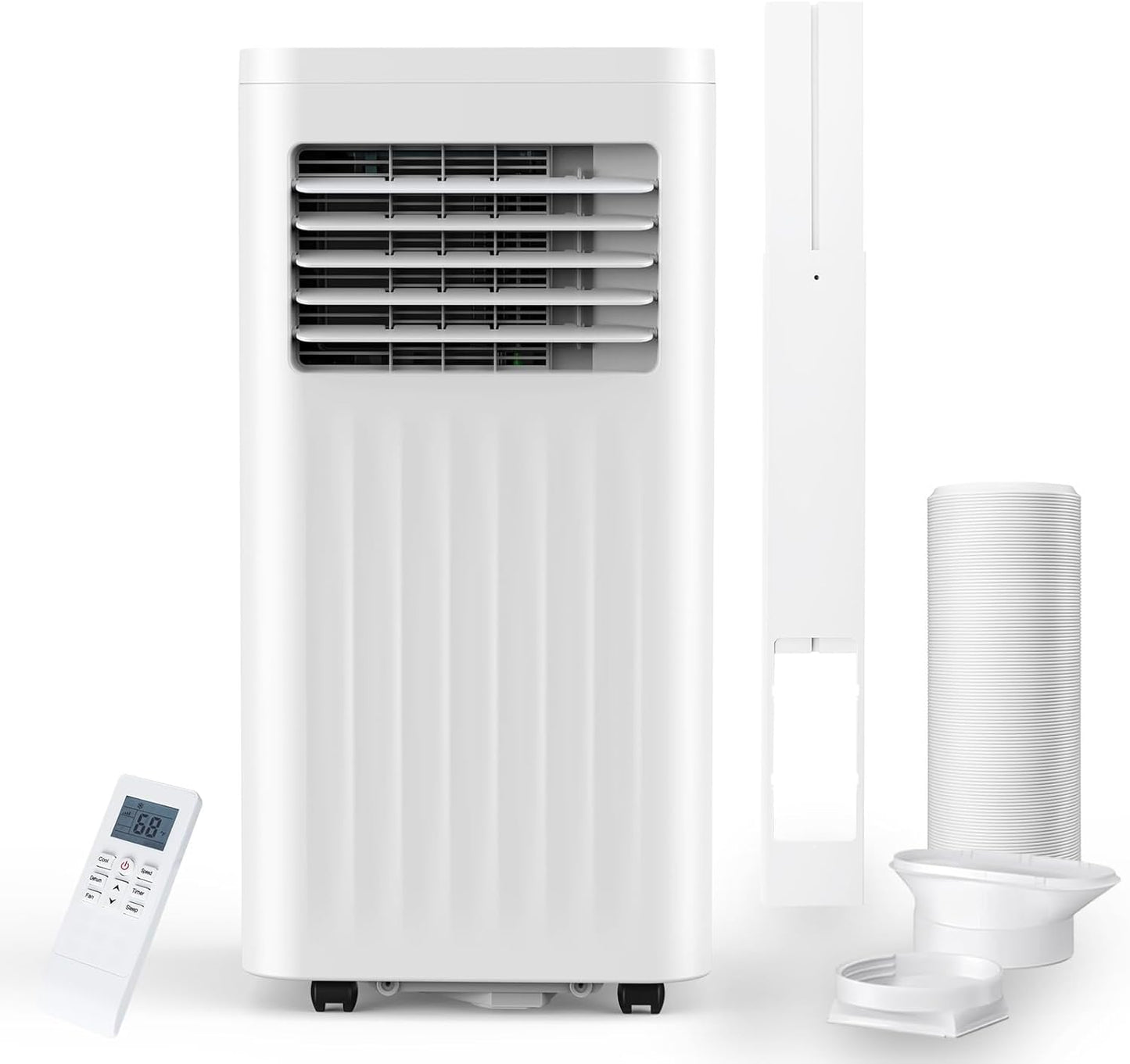 Antarctic Star Portable Air Conditioners 8,000 BTU, Small Portable AC with Cooling, Fan, Dehumidifier Function, Room AC Unit with 24H Timer, Cooling up to 350 Sq.Ft. Window Kit Panel