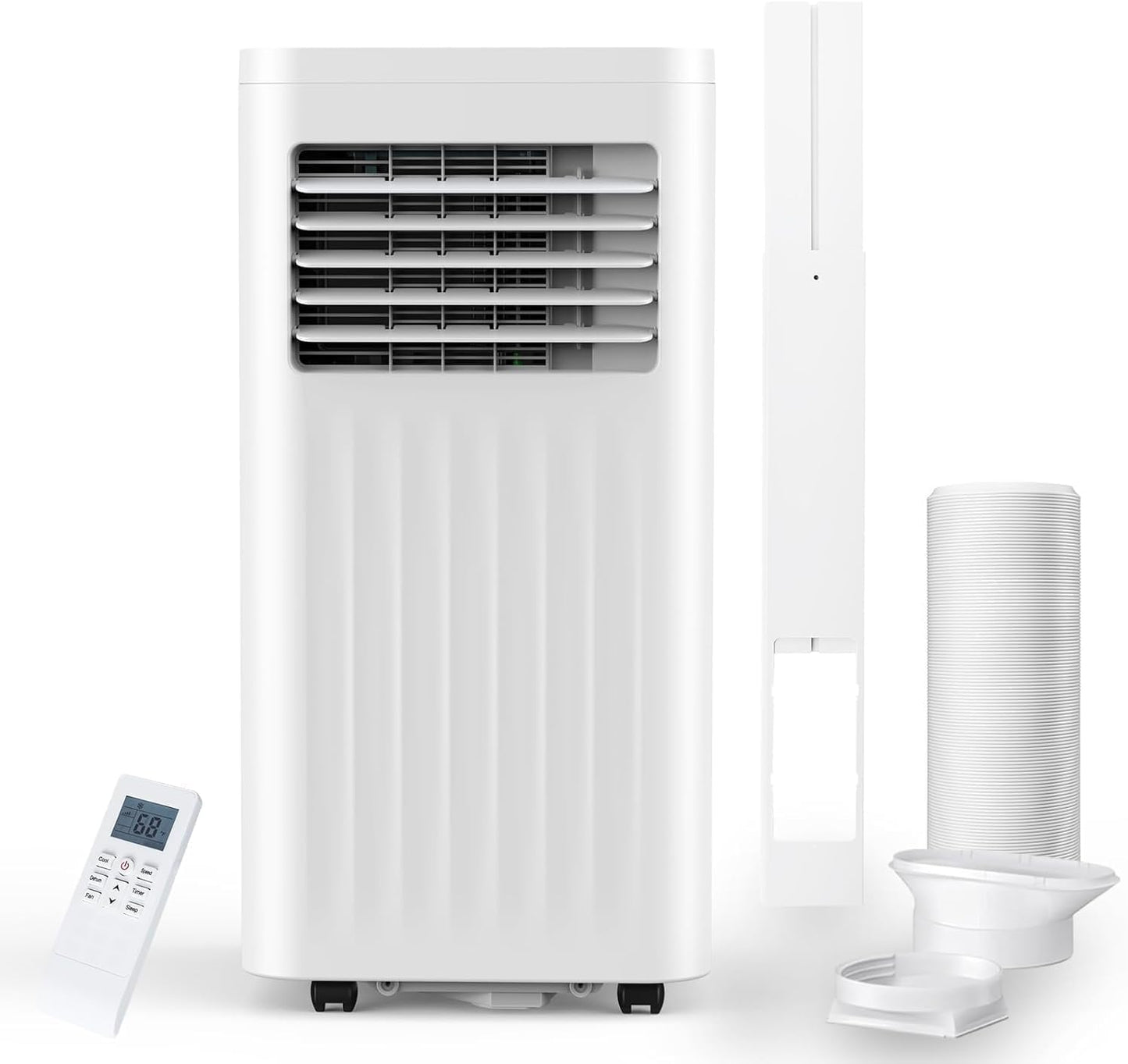 Antarctic Star Portable Air Conditioners 8,000 BTU, Small Portable AC with Cooling, Fan, Dehumidifier Function, Room AC Unit with 24H Timer, Cooling up to 350 Sq.Ft. Window Kit Panel