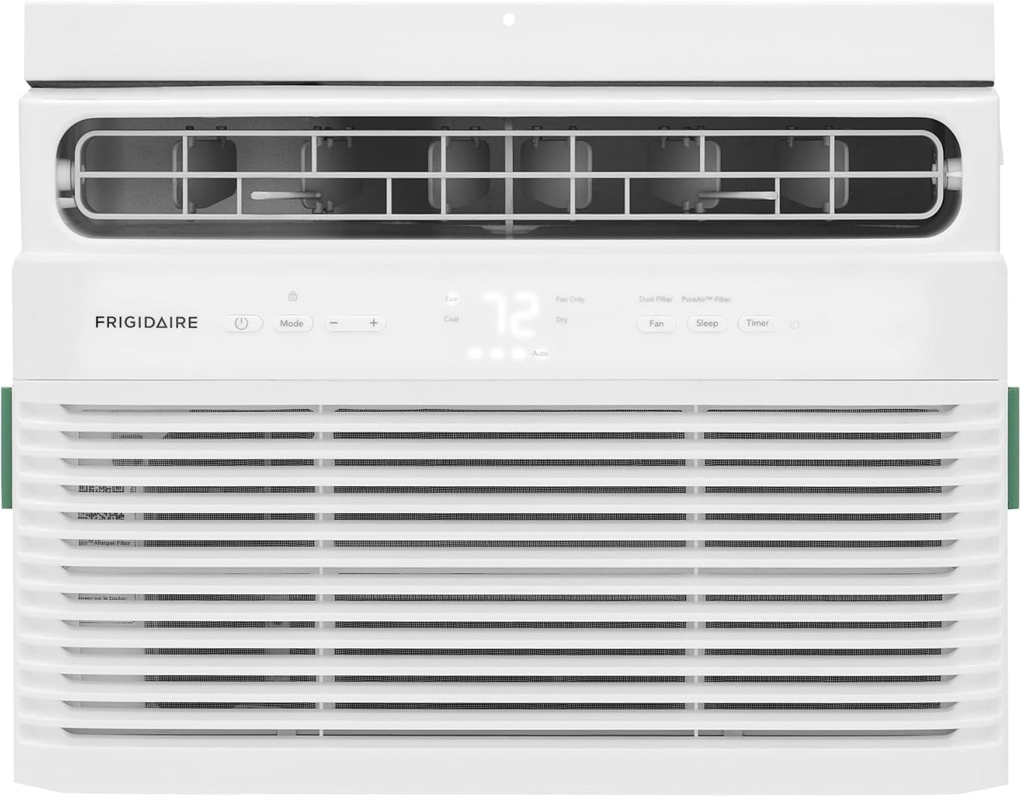 Frigidaire 5,000 BTU Window-Mounted Air Conditioner, Cools Up to 250 Sq. Ft., Quiet Operation, Effortless Temperature Control, 2 Fan Speeds, Auto Restart, White