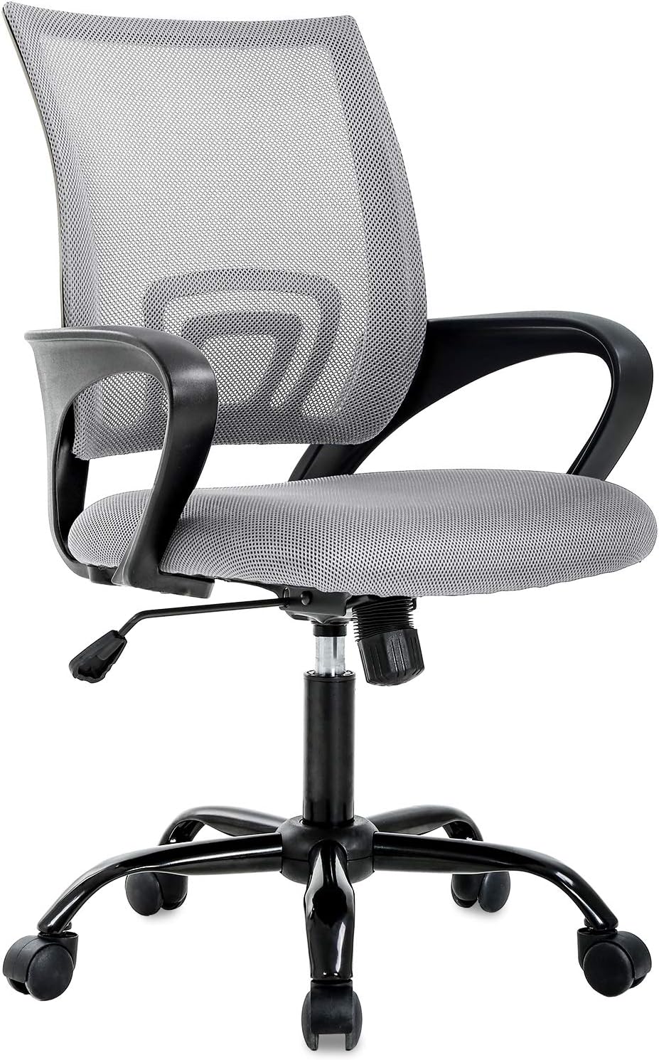 BestOffice Office Chair Ergonomic Cheap Desk Chair Mesh Computer Chair Lumbar Support Modern Executive Adjustable Stool Rolling Swivel Chair for Back Pain (Black)