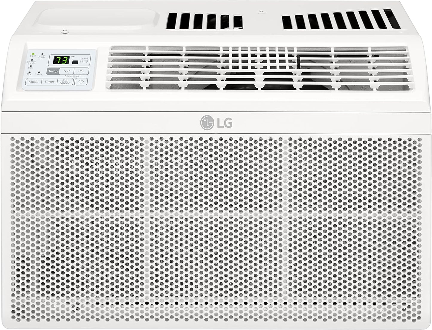 LG LW6024RSMX Window Air Conditioner, Wi-Fi Enabled w/Remote, for Small Room (260 Sq.Ft.), Quiet Operation, 115V, 6,000 BTU, White